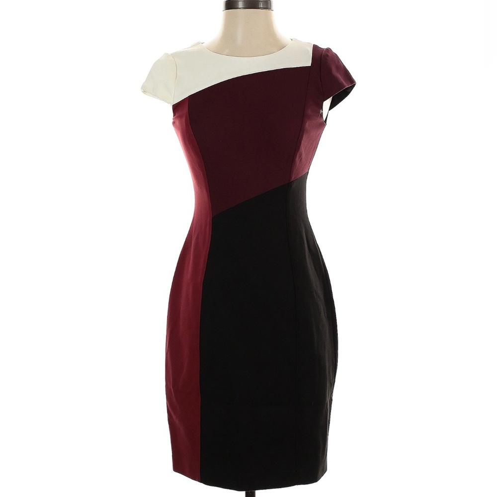 WHBM Colorblock Smoothing Ponte Knit NWOT